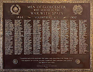 Spanish War Memorial Plaque