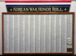 Korean War Honor Roll Memorial