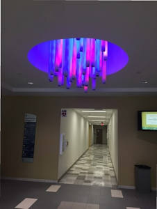 Flux Chandelier (University of Akron - Zook Hall)