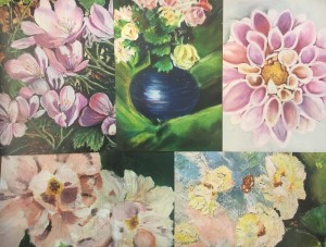 Mimi collection - floral themed 5 card pack #1