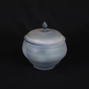 Cobalt Sulfate Vase with lid