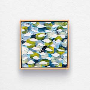 Rippling Waves, 12x12, Framed