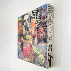Have you put on weight lately? Collage Wood Panel