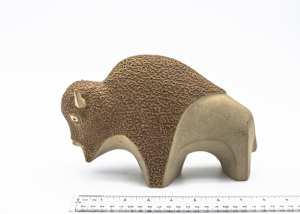Pottery Bison