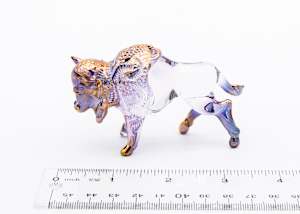 Art Glass Bison