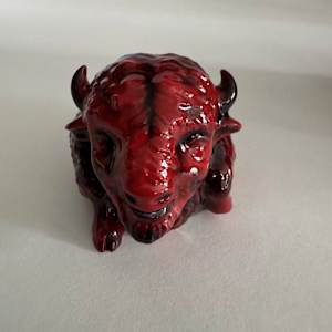 Kevin Francis Face Pot - Jules The Bison Prototype Colour Trial