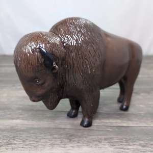 Japanese Ceramic American Bison