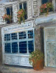 La Maison Du Pastel (unframed, matted)