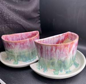 Sherbet Planter Bookends