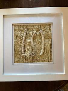Wall hanging silk textures