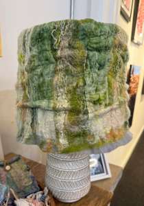 Felted lamp