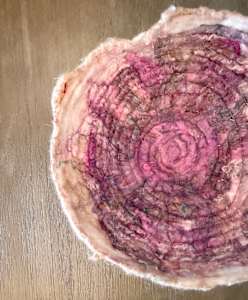 Felted bowl
