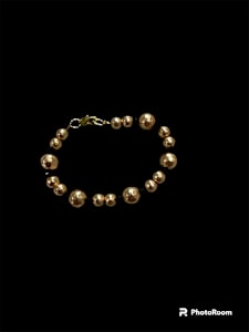 Gold Bead Bracelet
