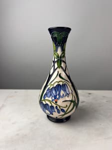 Moorcroft "Otley Chevin" Bluebells Vase Rachel Bishop