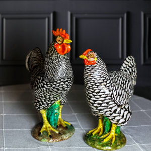 Hen & Rooster Pair