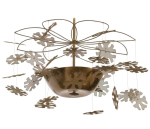 Chandelier with Snowflakes EARLY Model 9065