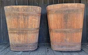 Botiche  Grape Vats/ Pair