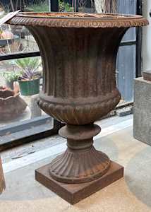 Vintage Iron Urn