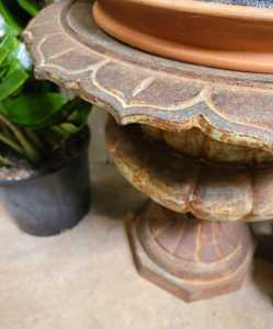 Floriate Rim Iron Urn
