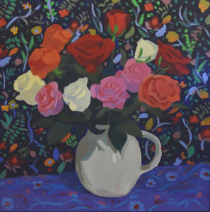 Multi Roses on Colorful