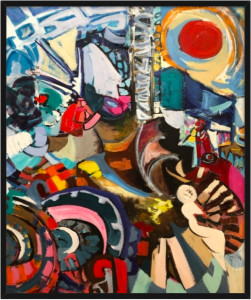 "Abstract with Sun"