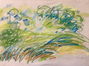 "Pastel Landscape with Movement"