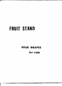fruit stand