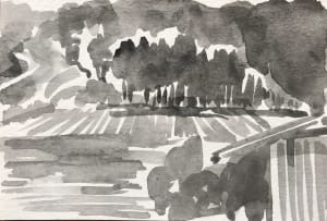 Kyoto Landscape: Sonobe Rice Field and Kura