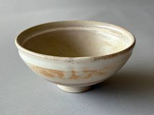 Ceramic Bowl: Wood Fired Shino #1-12/24 firing