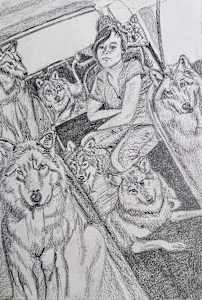 Prince with Wolves in the Minivan