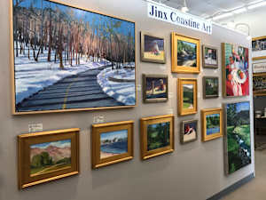 Crossroads, other side, Selection of art