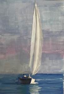 Alone on the Bay