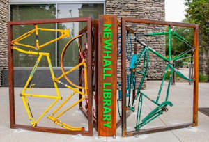 BIKE BOOK BIKE RACK