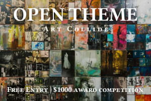 FREE ENTRY: $1,000 Award, "Open Theme" online competition and virtual exhibition. 
