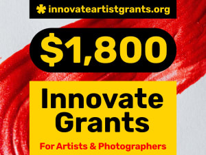 🌸 SPRING * $1,800.00 Innovate Grants for Art + Photo