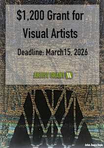 $1200 Grant for Visual Artists