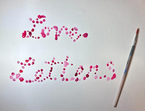 Kids Art @ Lure of the Local 5/ Love Letters