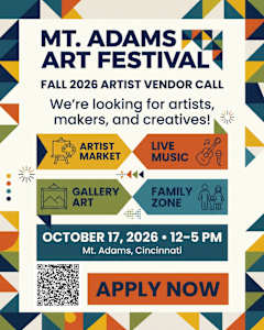 Mt. Adams Art Festival - FALL 2026 Artist Vendor Call