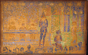 Fig. 6. Georges Seurat "Study for 'Circus Sideshow'