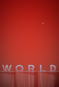World: Vertical with Naphthol Red, 6:54pm