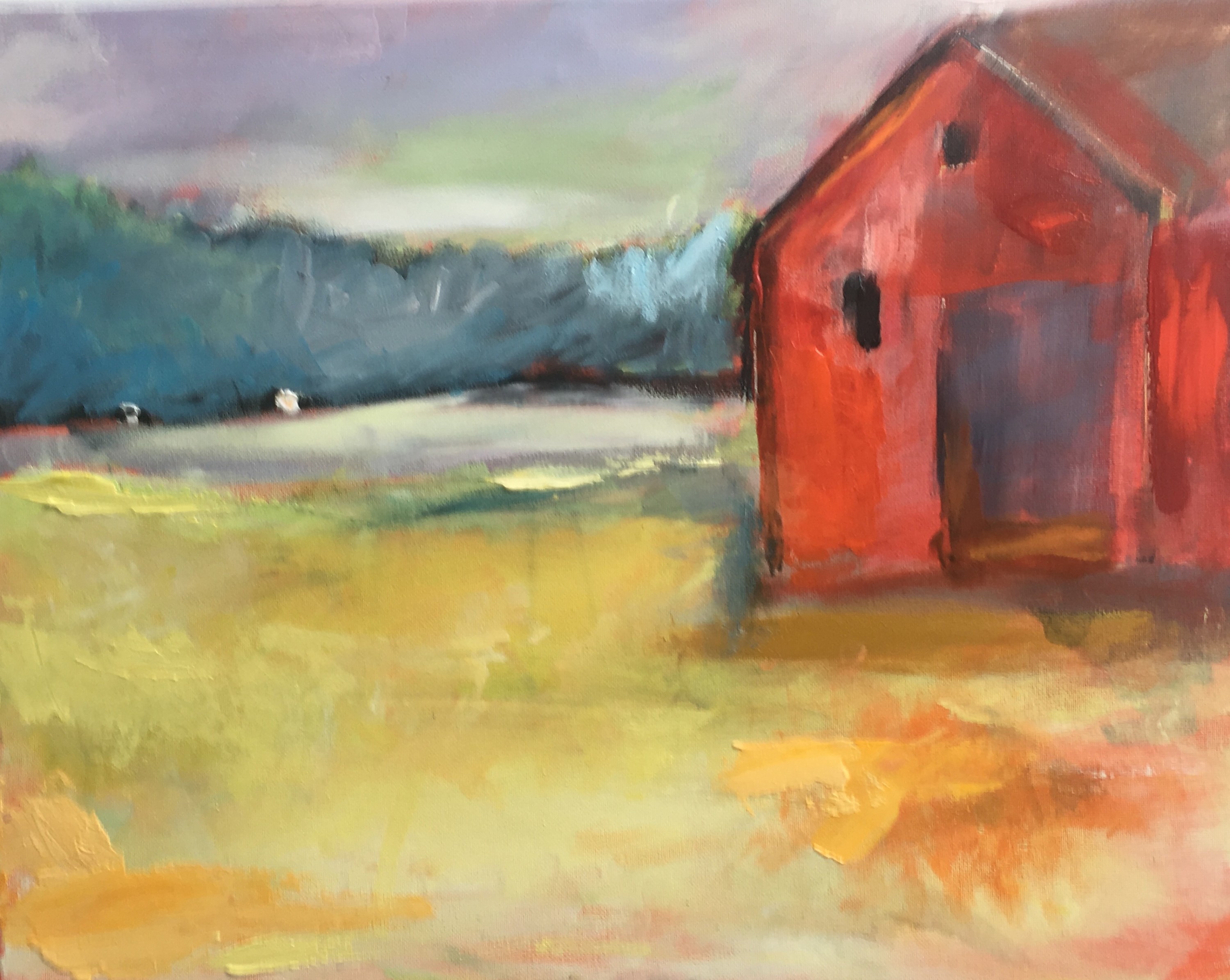 Red Barn 2 By Claire Bigbee Artwork Archive
