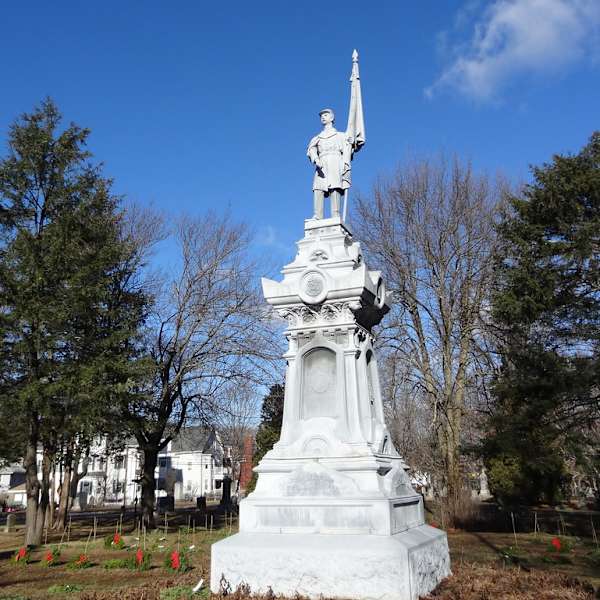 Greenlawn Cemetery - Civil War Soldiers' Monument by Monumental Bronze Co., Image 1.