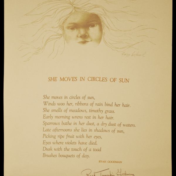 She Moves in Circles of the Sun by George Lockwood, Image 1.