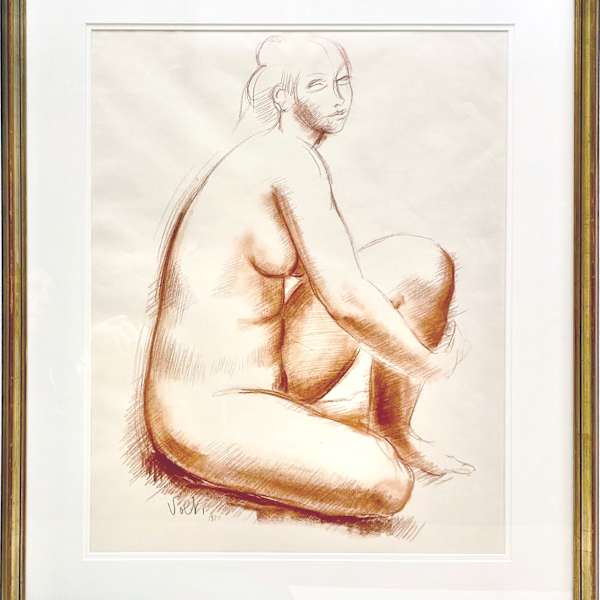 Figure Study by Antoniucci Volti (1915-1989), Image 2.