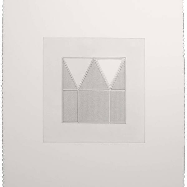 Triangles Within a Square III by Gordon House, Image 1.