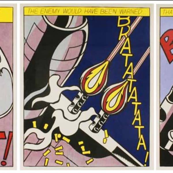As I Opened Fire by Roy Lichtenstein, Image 1.