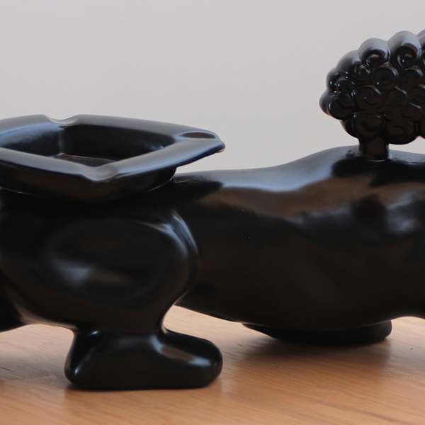 Panther Ashtray by Thomas J. Lane, Image 1.
