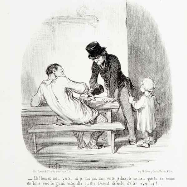 Enfantillages by Honoré Daumier, Image 1.
