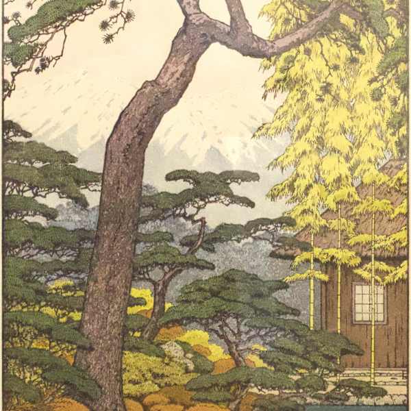 Pine Tree of the Friendly Garden by Yoshida Toshi, Image 1.