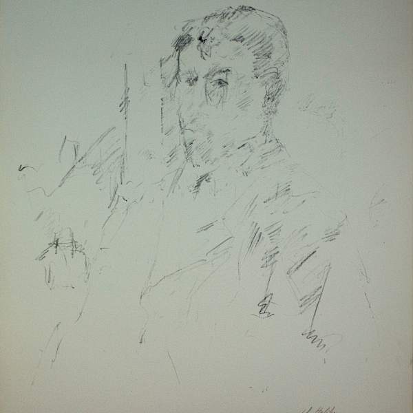 Self Portrait by John Edward Heliker, Image 1.